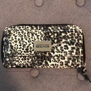 💗Snow leopard print wallet